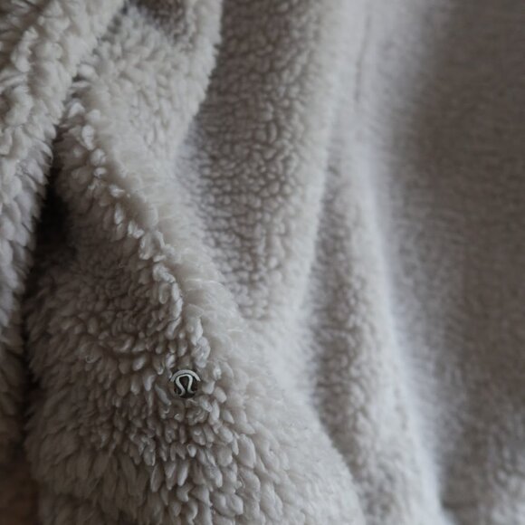 Lulu Lemon Cinchable Fleece Zip Up WHTO 4 - Picture 5 of 9